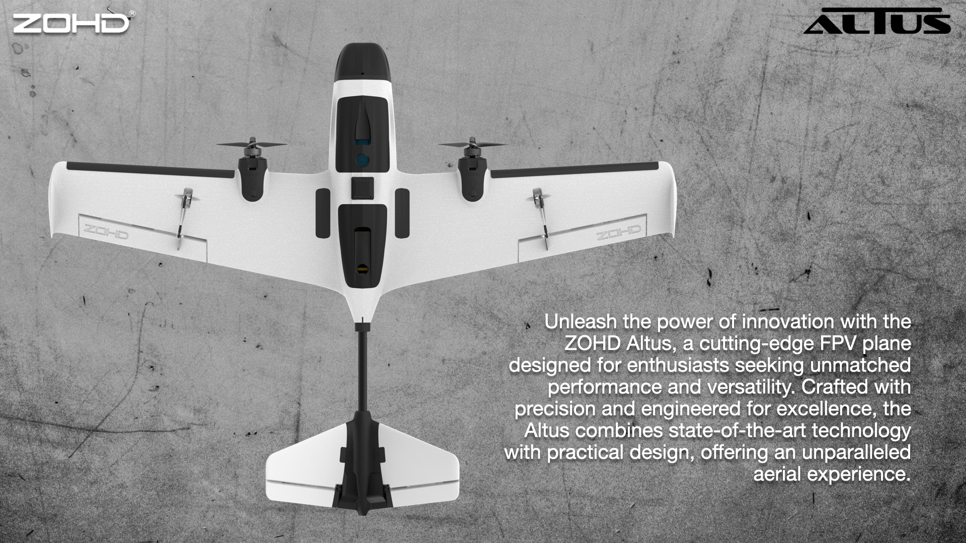 ZOHD-Altus-980mm-Spannweite-Twin-Motor-V-Tail-EPP-FPV-RC-Flugzeug-KITPNP-Reservierte-VTOL-Faumlhigke-2009358-2